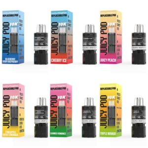 JUICY POD NOVAMAX 10K PREFILLED VAPE PODS 20MG