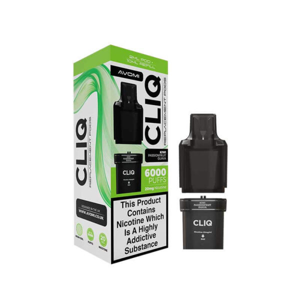 AVOMI CLIQ 6000 PREFILLED VAPE PODS 20MG - Image 9