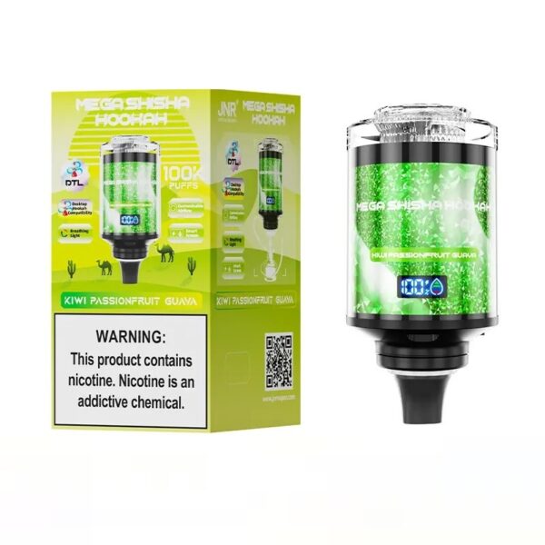 JNR MEGA SHISHA HOOKAH 100K DISPOSABLE VAPE 20MG - Image 4