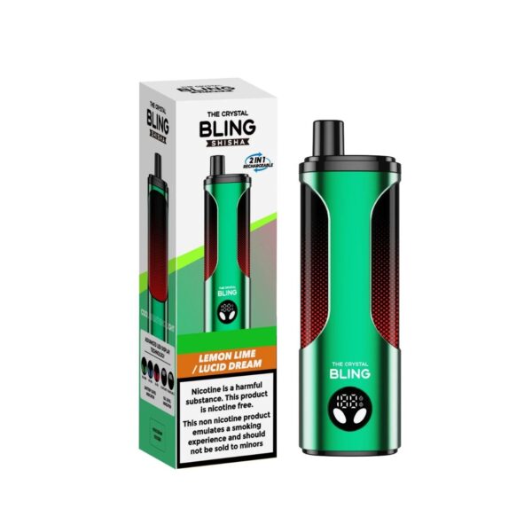 THE CRYSTAL BLING SHISHA 25K PREFILLED POD VAPE KIT 5G HRTP - Image 6