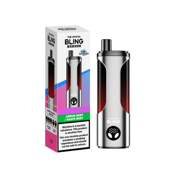 THE CRYSTAL BLING SHISHA 25K PREFILLED POD VAPE KIT 5G HRTP - Image 7