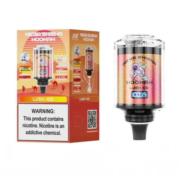 JNR MEGA SHISHA HOOKAH 100K DISPOSABLE VAPE 20MG - Image 7