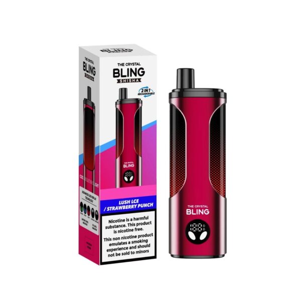THE CRYSTAL BLING SHISHA 25K PREFILLED POD VAPE KIT 5G HRTP - Image 8