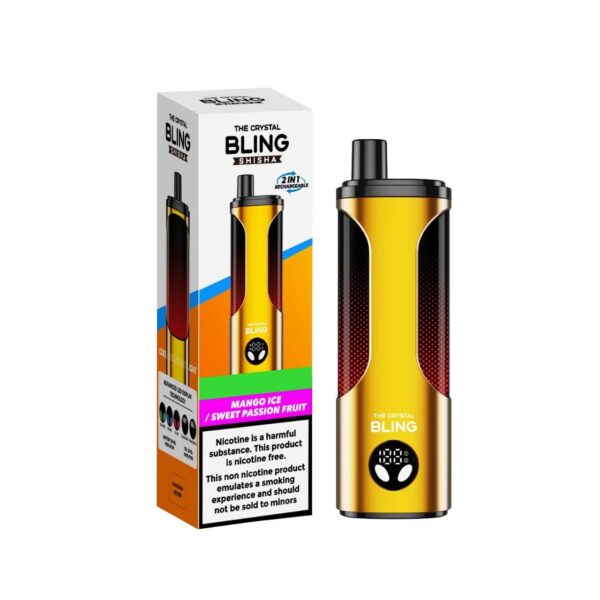 THE CRYSTAL BLING SHISHA 25K PREFILLED POD VAPE KIT 5G HRTP - Image 10