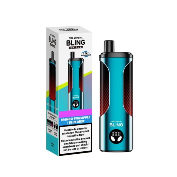 THE CRYSTAL BLING SHISHA 25K PREFILLED POD VAPE KIT 5G HRTP - Image 11