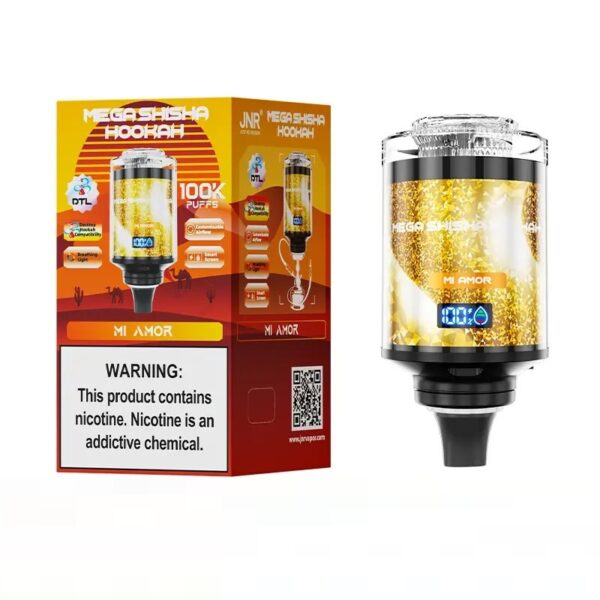 JNR MEGA SHISHA HOOKAH 100K DISPOSABLE VAPE 20MG - Image 9