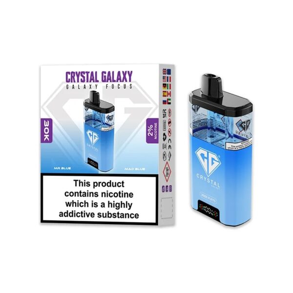 CRYSTAL GALAXY FOCUS 30K DISPOSABLE VAPE KIT 20MG - Image 17