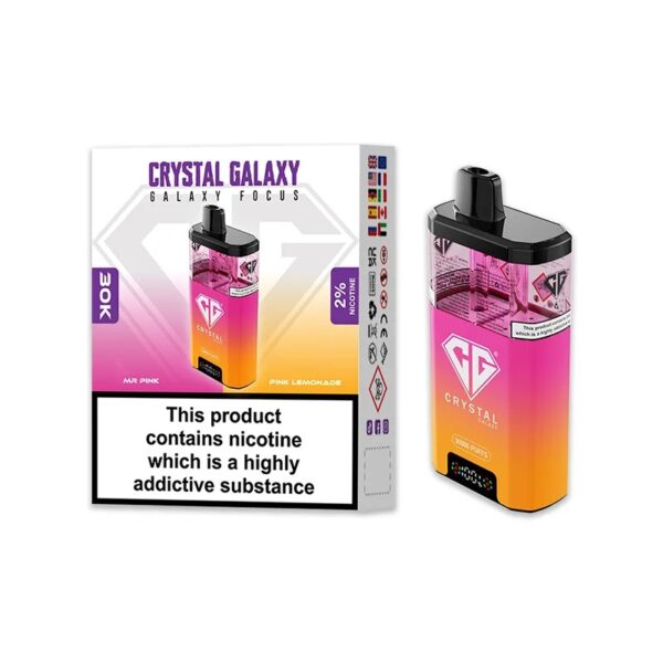 CRYSTAL GALAXY FOCUS 30K DISPOSABLE VAPE KIT 20MG - Image 18