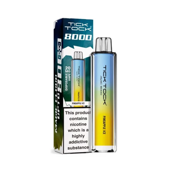 TICK TOCK MAGIC 8000 PREFILLED POD VAPE KIT 20MG - Image 46