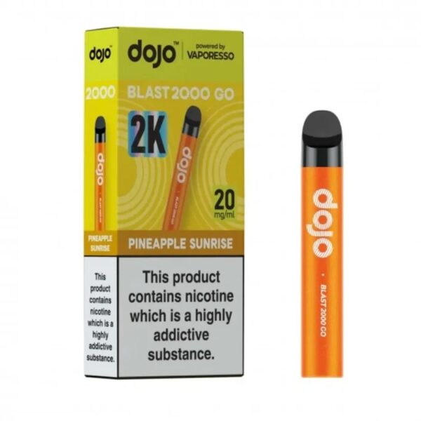 VAPORESSO DOJO BLAST 2000 GO PREFILLED POD VAPE KIT 20MG - Image 22