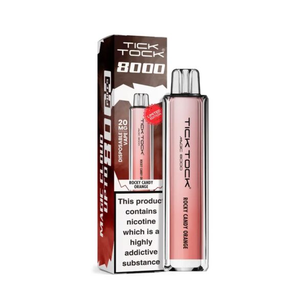 TICK TOCK MAGIC 8000 PREFILLED POD VAPE KIT 20MG - Image 2