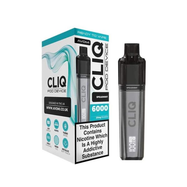AVOMI CLIQ 6000 PREFILLED POD VAPE KIT 20MG - Image 10