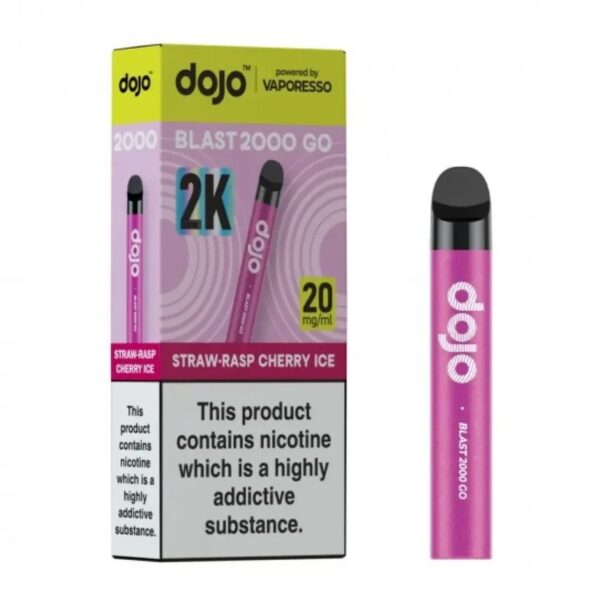 VAPORESSO DOJO BLAST 2000 GO PREFILLED POD VAPE KIT 20MG - Image 28
