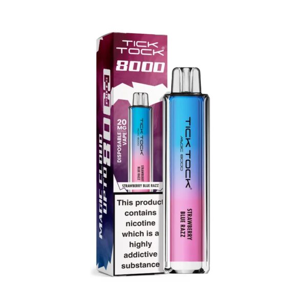 TICK TOCK MAGIC 8000 PREFILLED POD VAPE KIT 20MG - Image 4