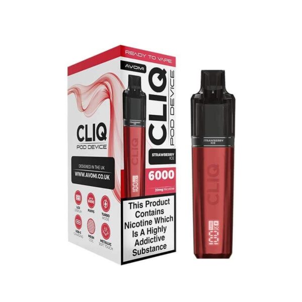 AVOMI CLIQ 6000 PREFILLED POD VAPE KIT 20MG - Image 11