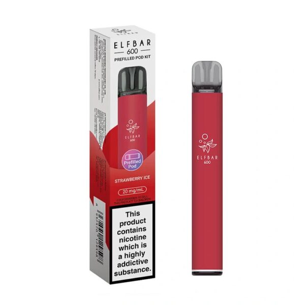 ELF BAR 600 PREFILLED POD VAPE KIT 20MG - Image 2