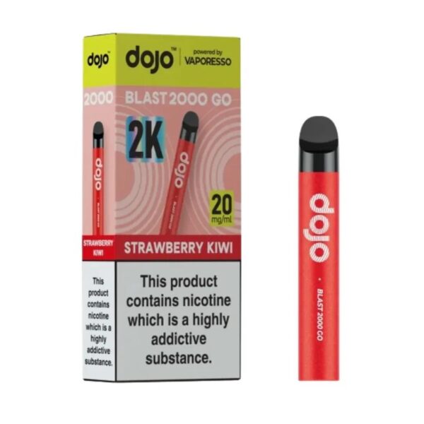 VAPORESSO DOJO BLAST 2000 GO PREFILLED POD VAPE KIT 20MG - Image 30