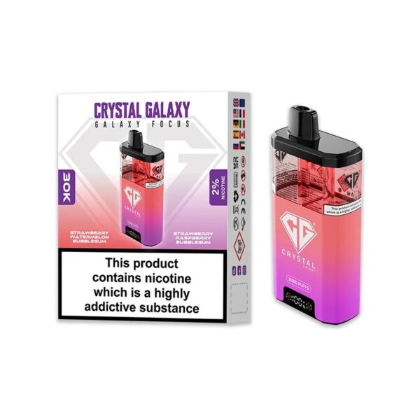 CRYSTAL GALAXY FOCUS 30K DISPOSABLE VAPE KIT 20MG - Image 20