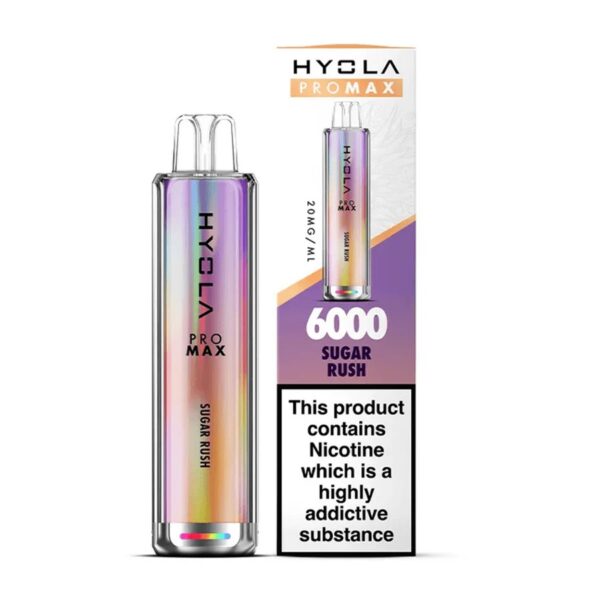 HYOLA PRO MAX 6000 PREFILLED POD VAPE KIT 20MG - Image 8