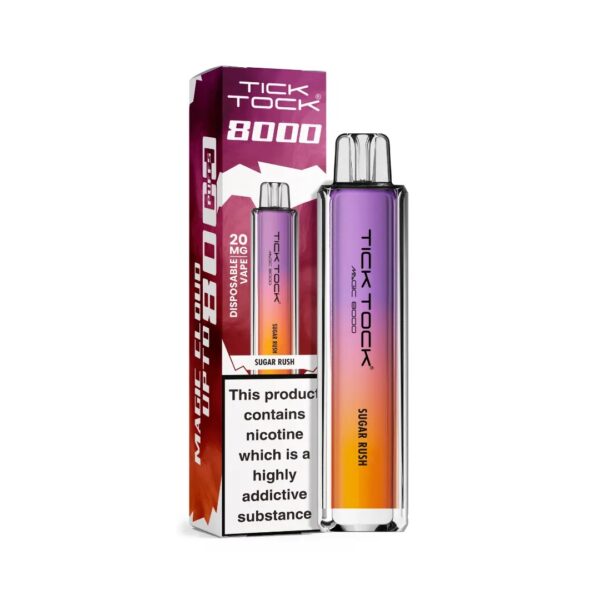 TICK TOCK MAGIC 8000 PREFILLED POD VAPE KIT 20MG - Image 16