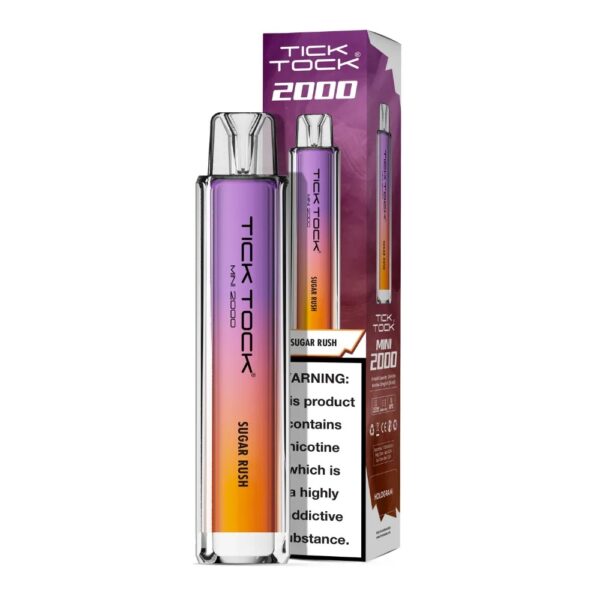 TICK TOCK MINI 2000 DISPOSABLE VAPE KIT 20MG - Image 16