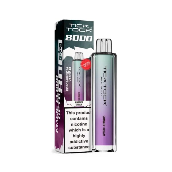 TICK TOCK MAGIC 8000 PREFILLED POD VAPE KIT 20MG - Image 18