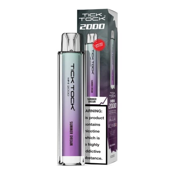 TICK TOCK MINI 2000 DISPOSABLE VAPE KIT 20MG - Image 18