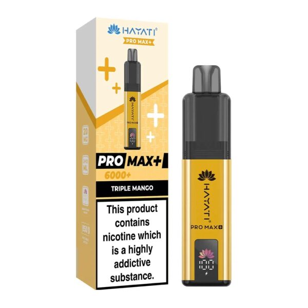 HAYATI PRO MAX+ 6000 PREFILLED POD VAPE KIT 20MG - Image 8