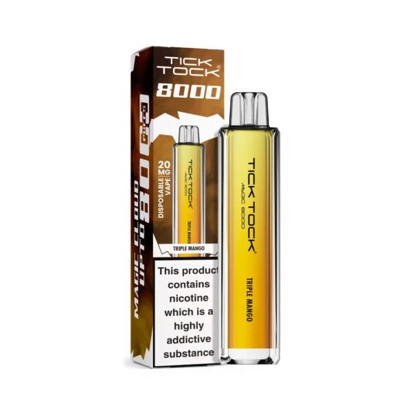 TICK TOCK MAGIC 8000 PREFILLED POD VAPE KIT 20MG - Image 20