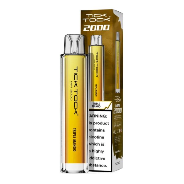 TICK TOCK MINI 2000 DISPOSABLE VAPE KIT 20MG - Image 20