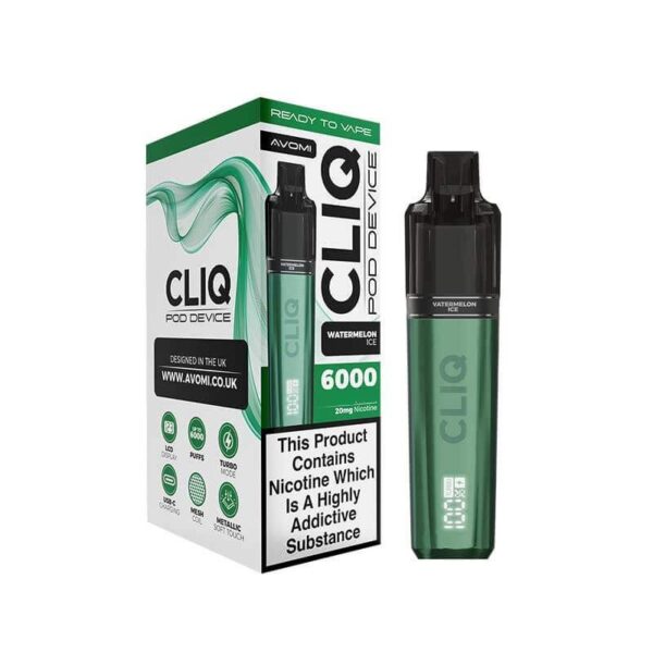 AVOMI CLIQ 6000 PREFILLED POD VAPE KIT 20MG - Image 13