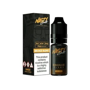 BRONZE BLEND CARAMEL TOBACCO NIC SALT 10ML NASTY JUICE