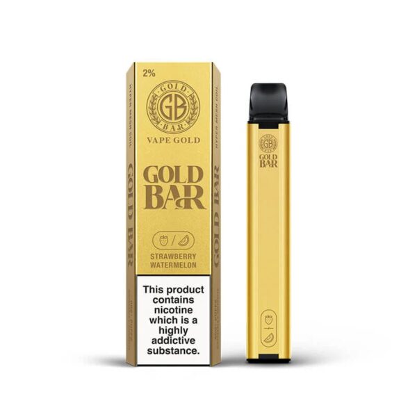 GOLD BAR 600 DISPOSABLE VAPE KIT 20MG - Image 2
