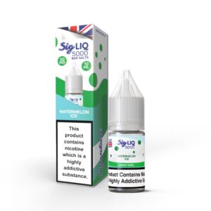 WATERMELON ICE 10ML SIG LIQ 5000 BAR NIC SALT BY SIGNATURE