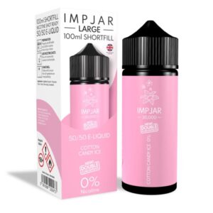 COTTON CANDY ICE 100ML E LIQUID IMP JAR LARGE