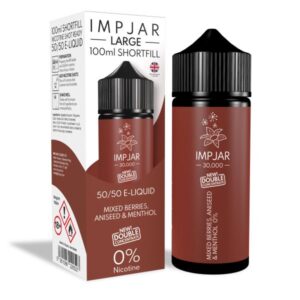 MIXED BERRIES ANISEED & MENTHOL 100ML E LIQUID IMP JAR LARGE