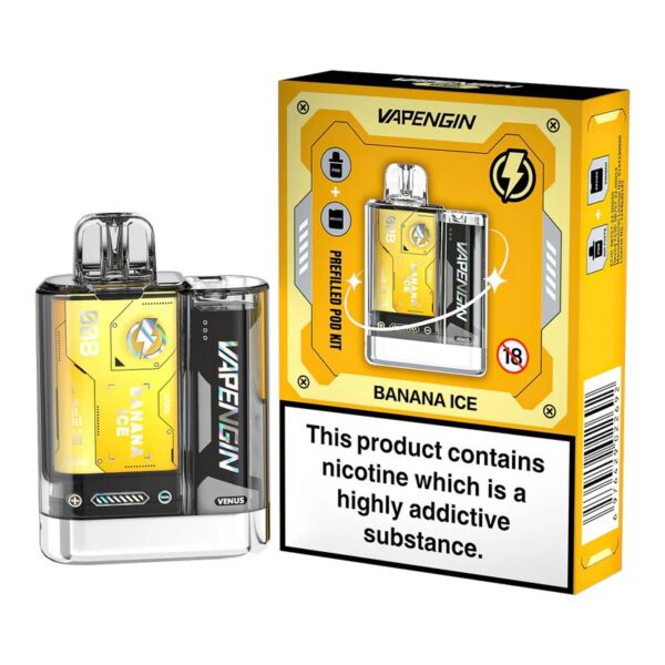 VAPENGIN VENUS 600 PREFILLED DISPOSABLE VAPE KIT 20MG - Image 2