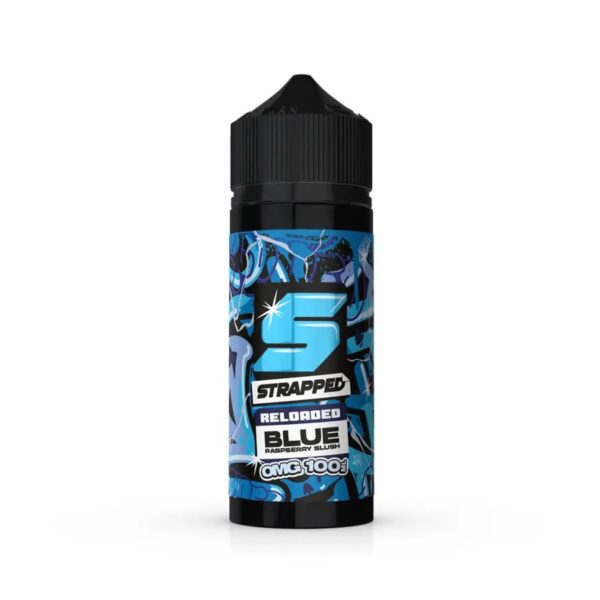 BLUE RASPBERRY SLUSH RELOADED 100ML E LIQUID STRAPPED