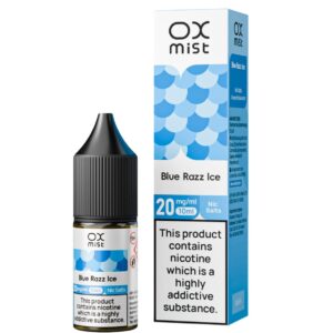 BLUE RAZZ ICE 10ML NIC SALT OX MIST