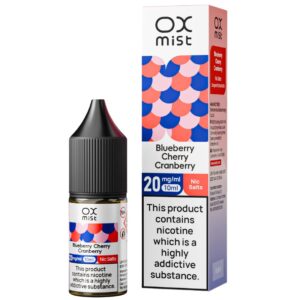 BLUEBERRY CHERRY CRANBERRY 10ML NIC SALT OX MIST