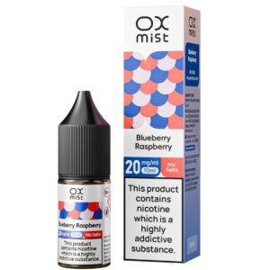 BLUEBERRY RASPBERRY 10ML NIC SALT OX MIST