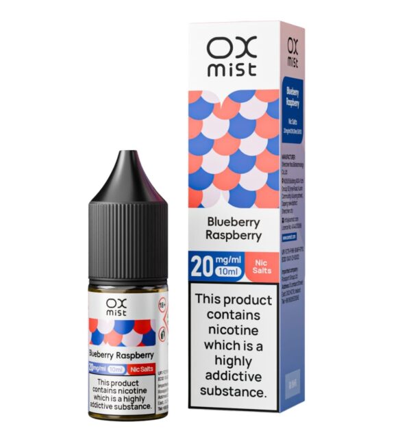 BLUEBERRY RASPBERRY 10ML NIC SALT OX MIST