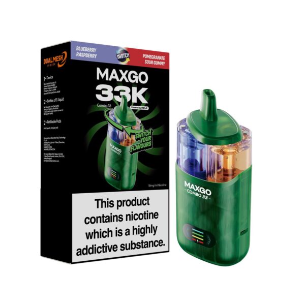 RELX MAXGO COMBO 33K DISPOSABLE VAPE KIT 18MG - Image 4