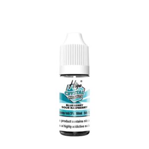 BLUEBERRY SOUR RASPBERRY NIC SALT 10ML HIGO CRYSTAL PACK OF 10