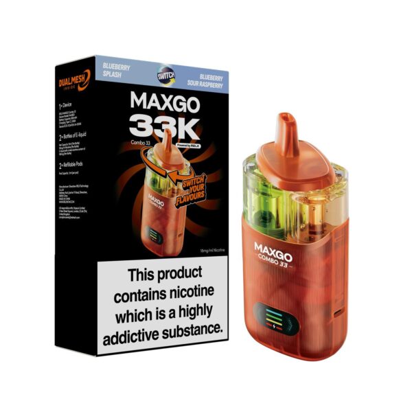 RELX MAXGO COMBO 33K DISPOSABLE VAPE KIT 18MG - Image 6