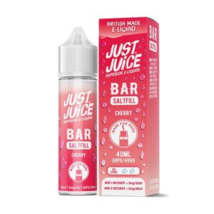 CHERRY BAR SALTFILL 40ML E LIQUID JUST JUICE