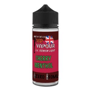 CHERRY MENTHOL 50/50 80ML E LIQUID MR VAPOUR