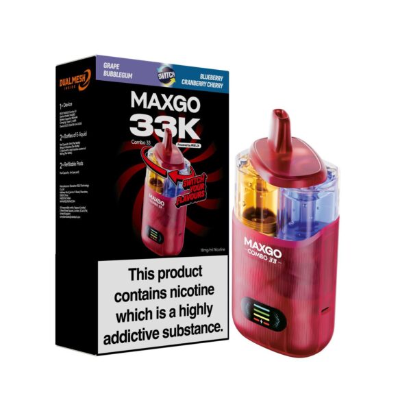 RELX MAXGO COMBO 33K DISPOSABLE VAPE KIT 18MG - Image 2