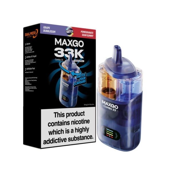 RELX MAXGO COMBO 33K DISPOSABLE VAPE KIT 18MG - Image 8