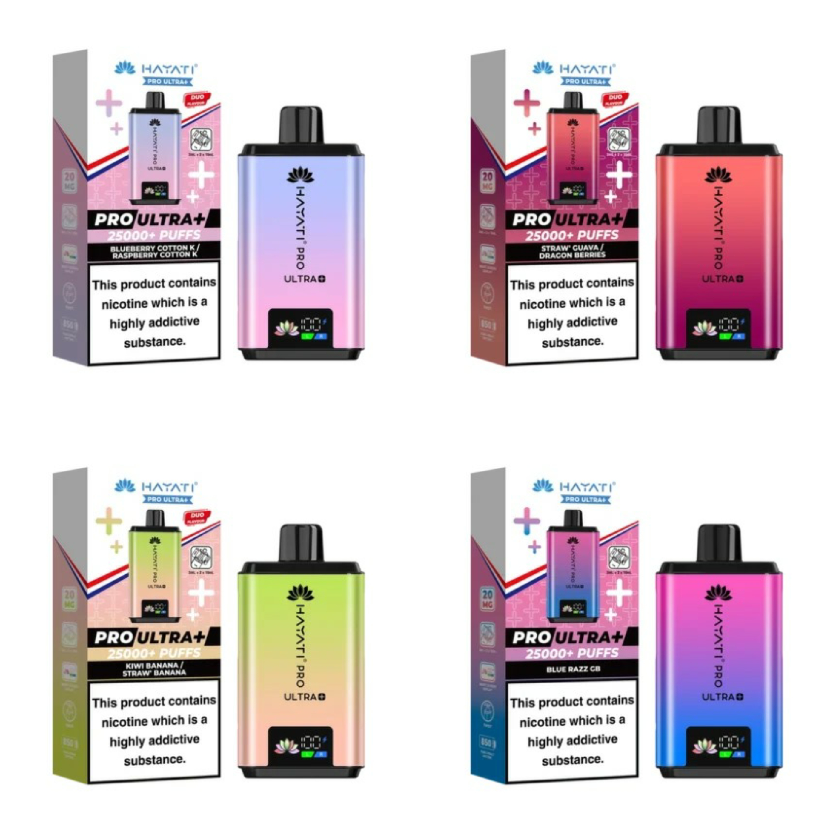 Hayati Pro Ultra Plus 25000 prefilled pod vape kit